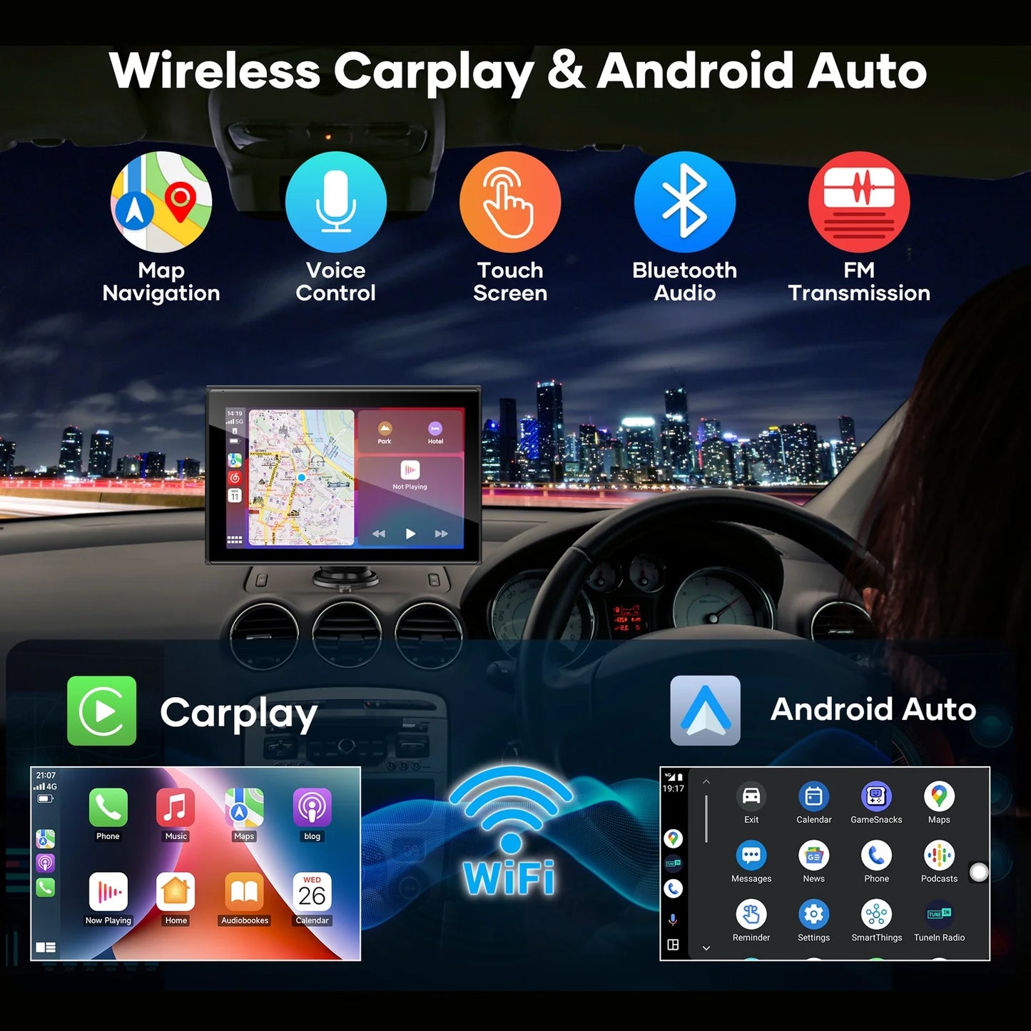 SmartDash™ CarPlay Tablet (7 Inch)