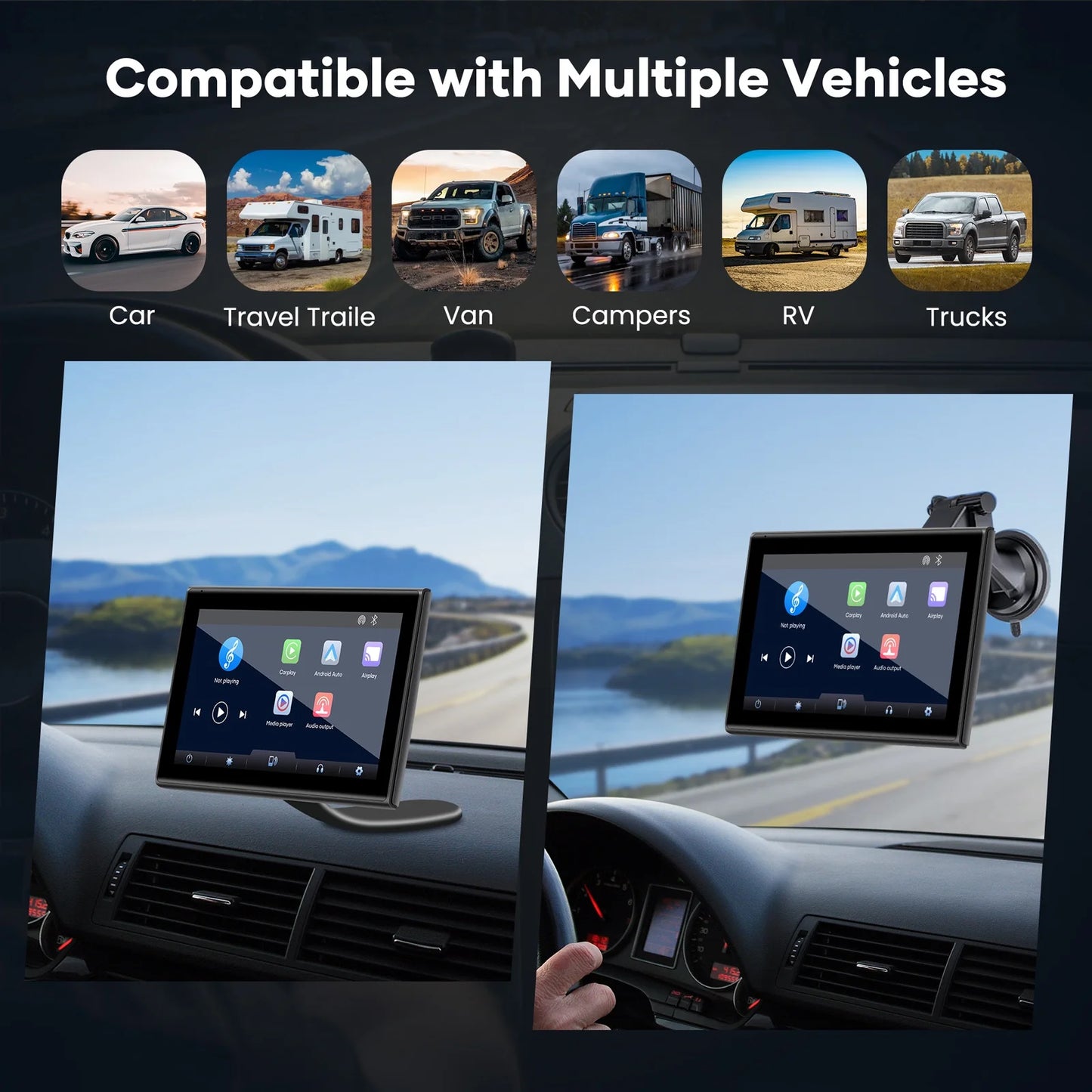 SmartDash™ CarPlay Tablet (7 Inch)