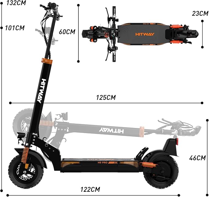 HITWAY H9 Pro 27.8 Ah Electric Scooter