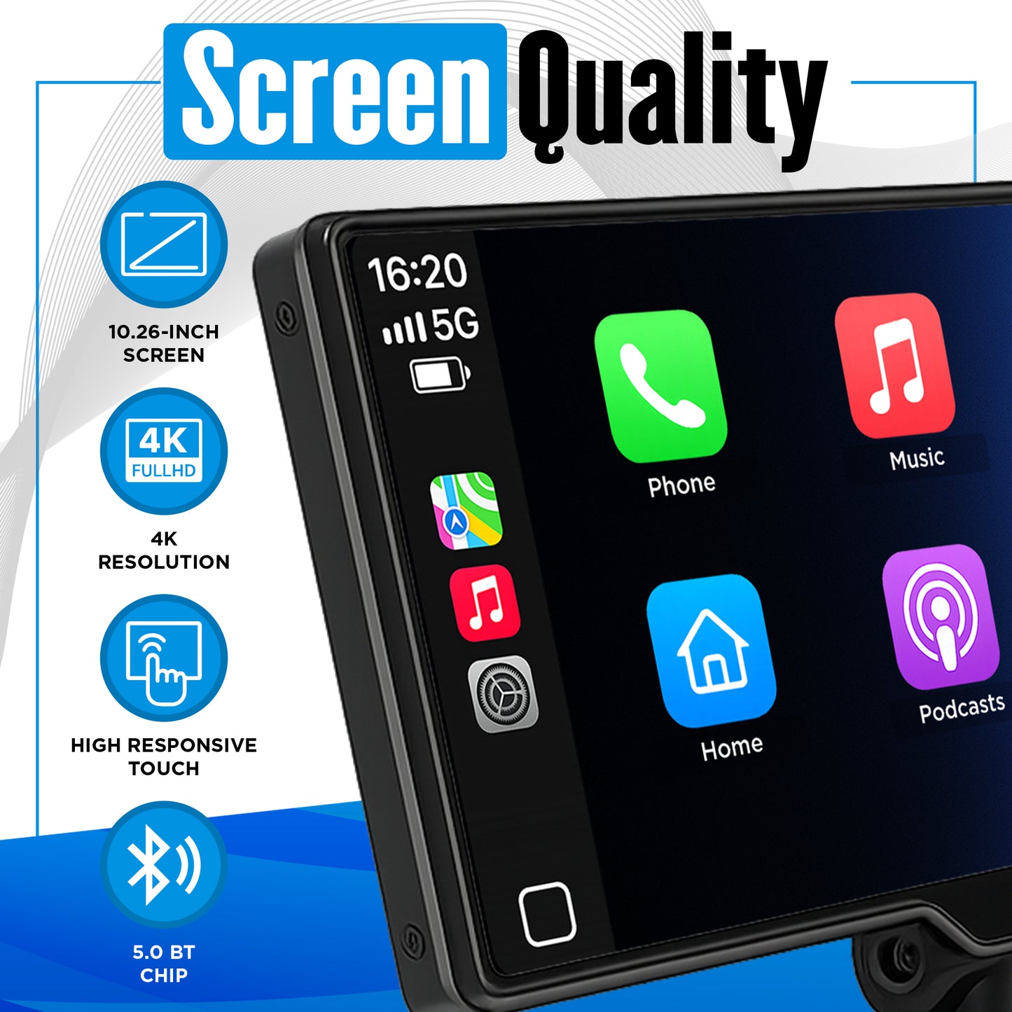 SmartDash™ Pro CarPlay Tablet 2025