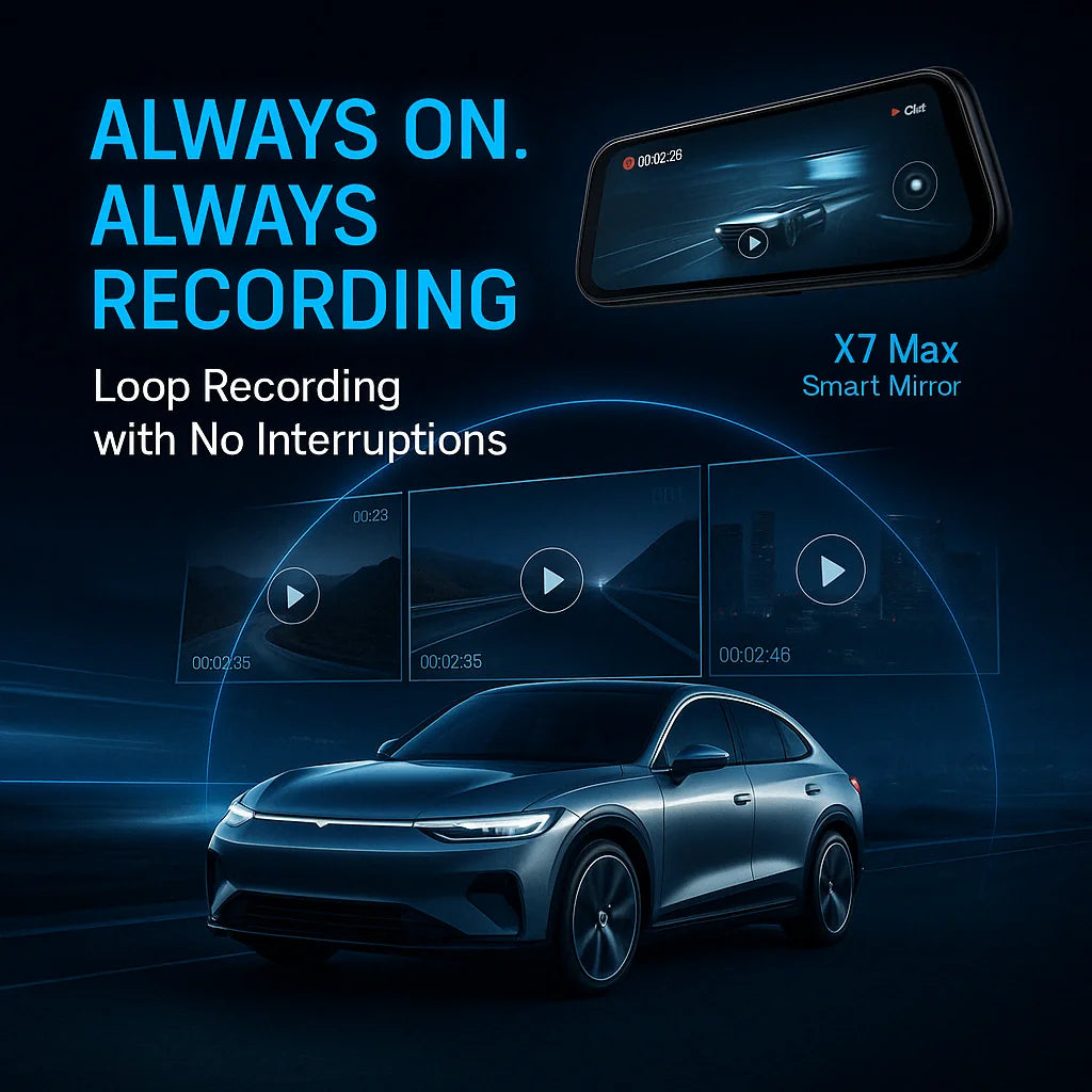 SmartDash™ X7 Max Mirror Dash Cam