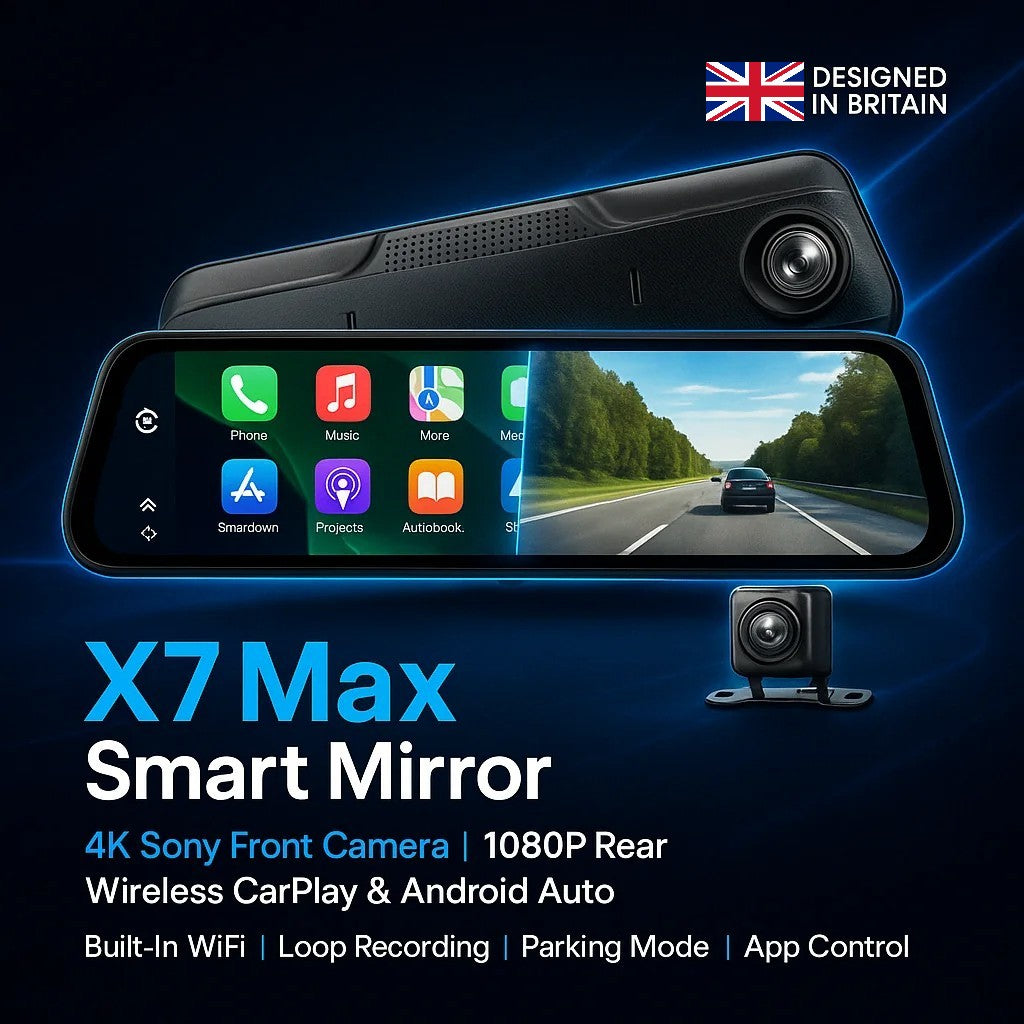 SmartDash™ X7 Max Mirror Dash Cam