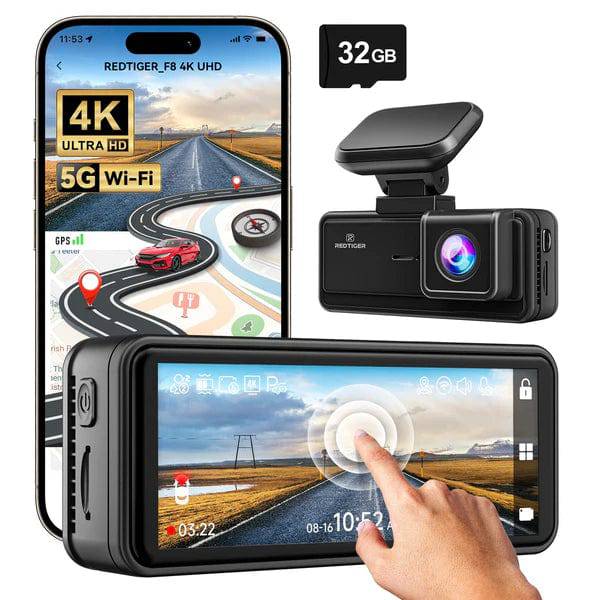 Redtiger F8 Front Dash Cam - Tech Trove Essentials 