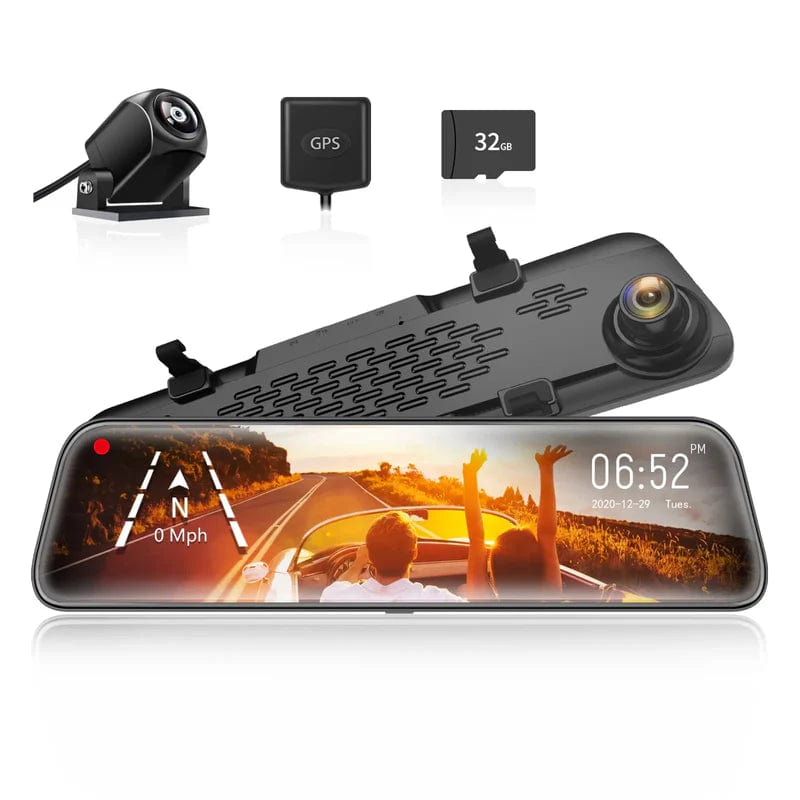 WOLFBOX G840S 4K Mirror Dash Cam - Tech Trove Essentials 