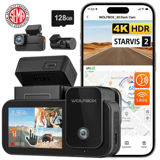 WOLFBOX X5 Dash Camera - Tech Trove Essentials 