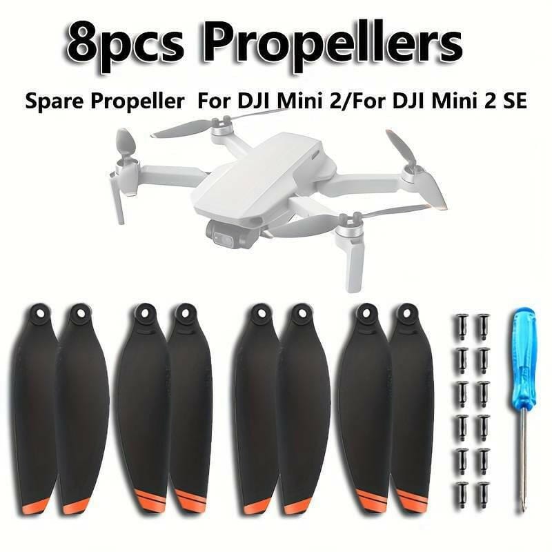 8 Pack of DJI Mini 2 Propellers - Tech Trove Essentials 