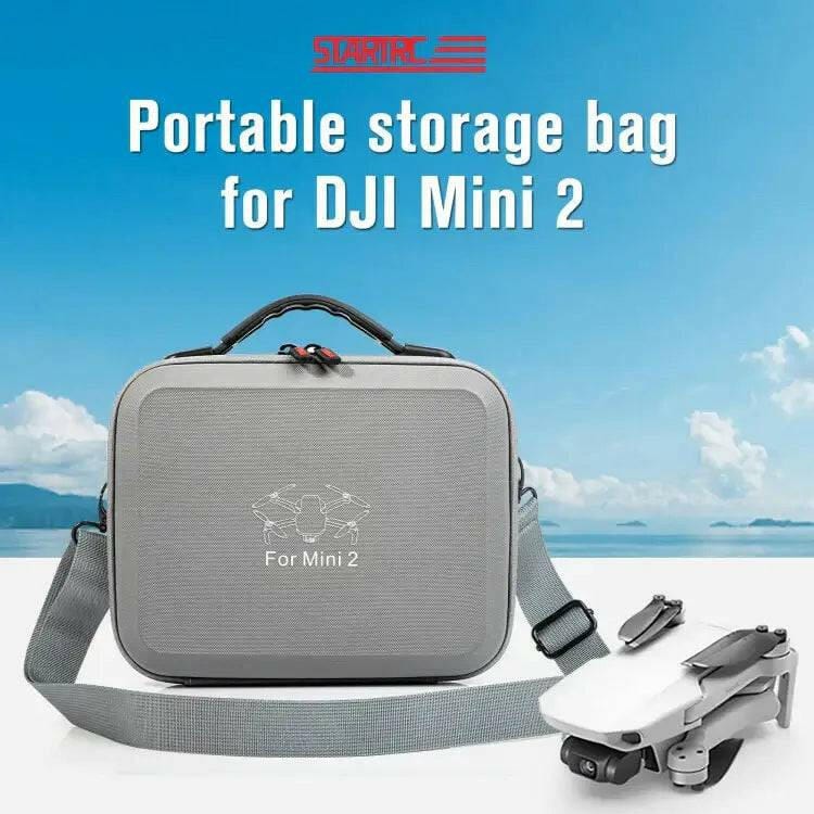 For DJI Mini 2 / Mini 2 SE STARTRC Waterproof Shoulder Storage Bag Handbag (Grey) - Tech Trove Essentials 