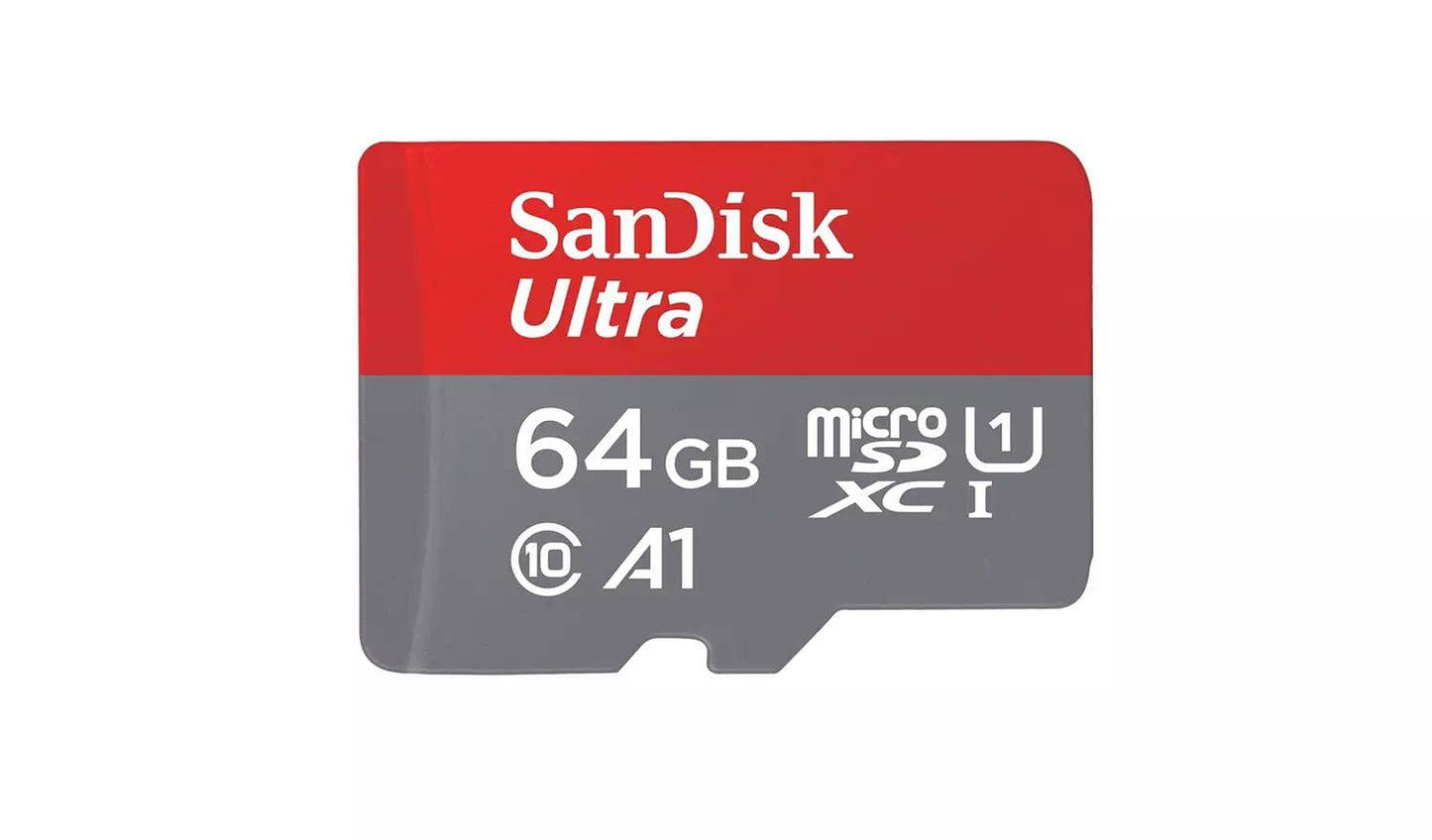 SanDisk Ultra 64GB SD Memory Card & Adapter - 64GB - Tech Trove Essentials 