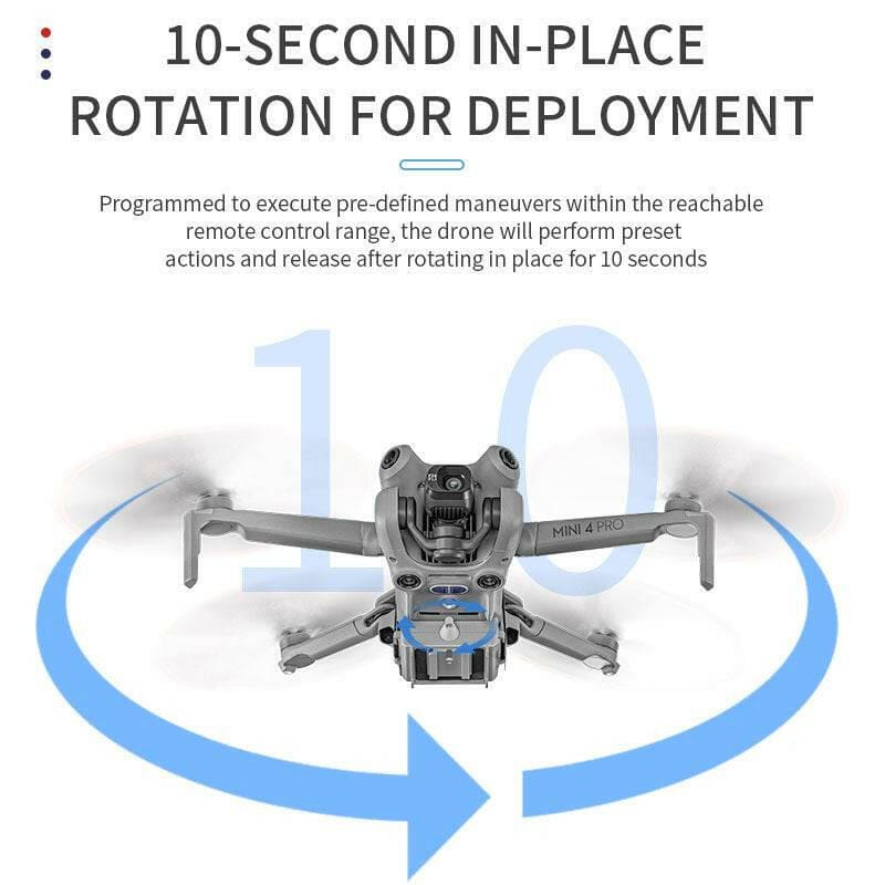 STARTRC Air Dropping system payload for DJI Mini 4 Pro（Gyro solution) - Tech Trove Essentials 