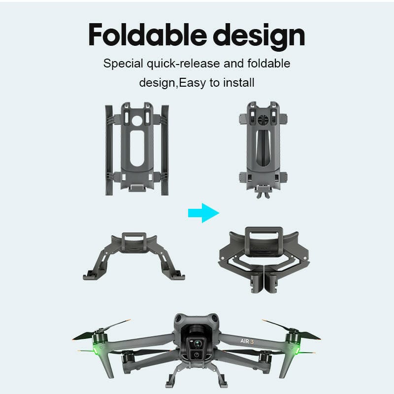 STARTRC Foldable Landing Gear For DJI Air 3 - Tech Trove Essentials 