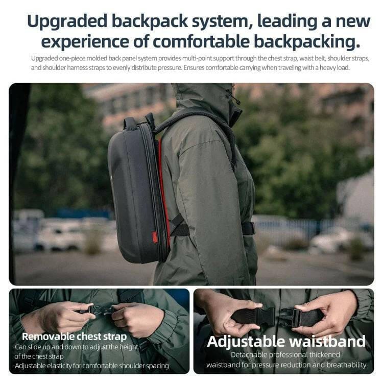 STARTRC Hardshell Backpack for DJI Drones Universal - Tech Trove Essentials 