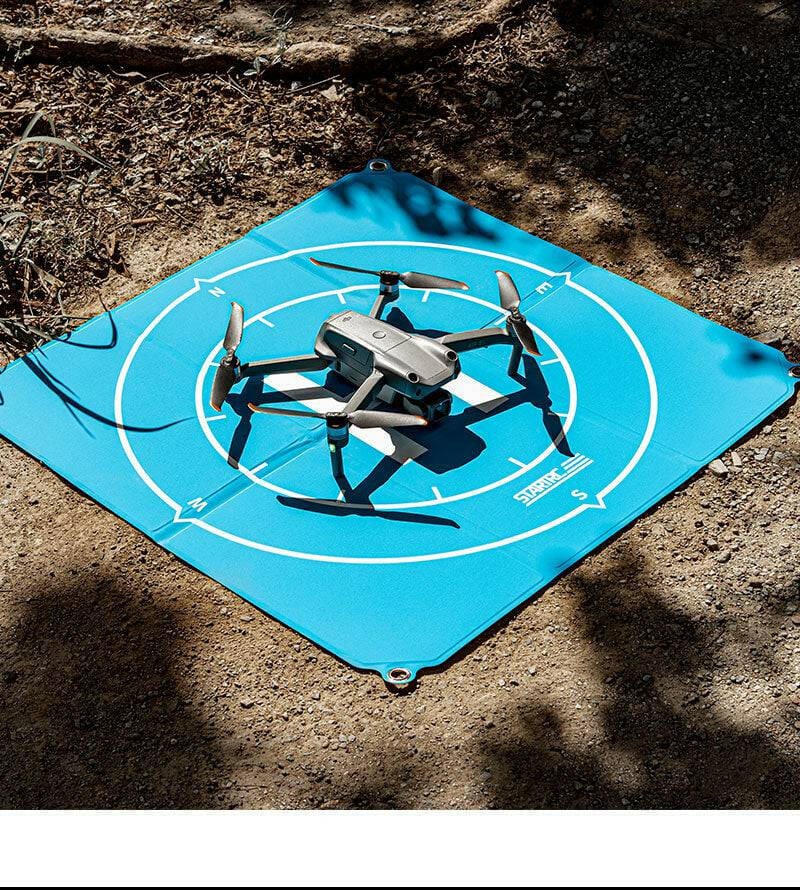 STARTRC PVC Drone Landing Pad (65cm X 65cm ) BLUE - Tech Trove Essentials 