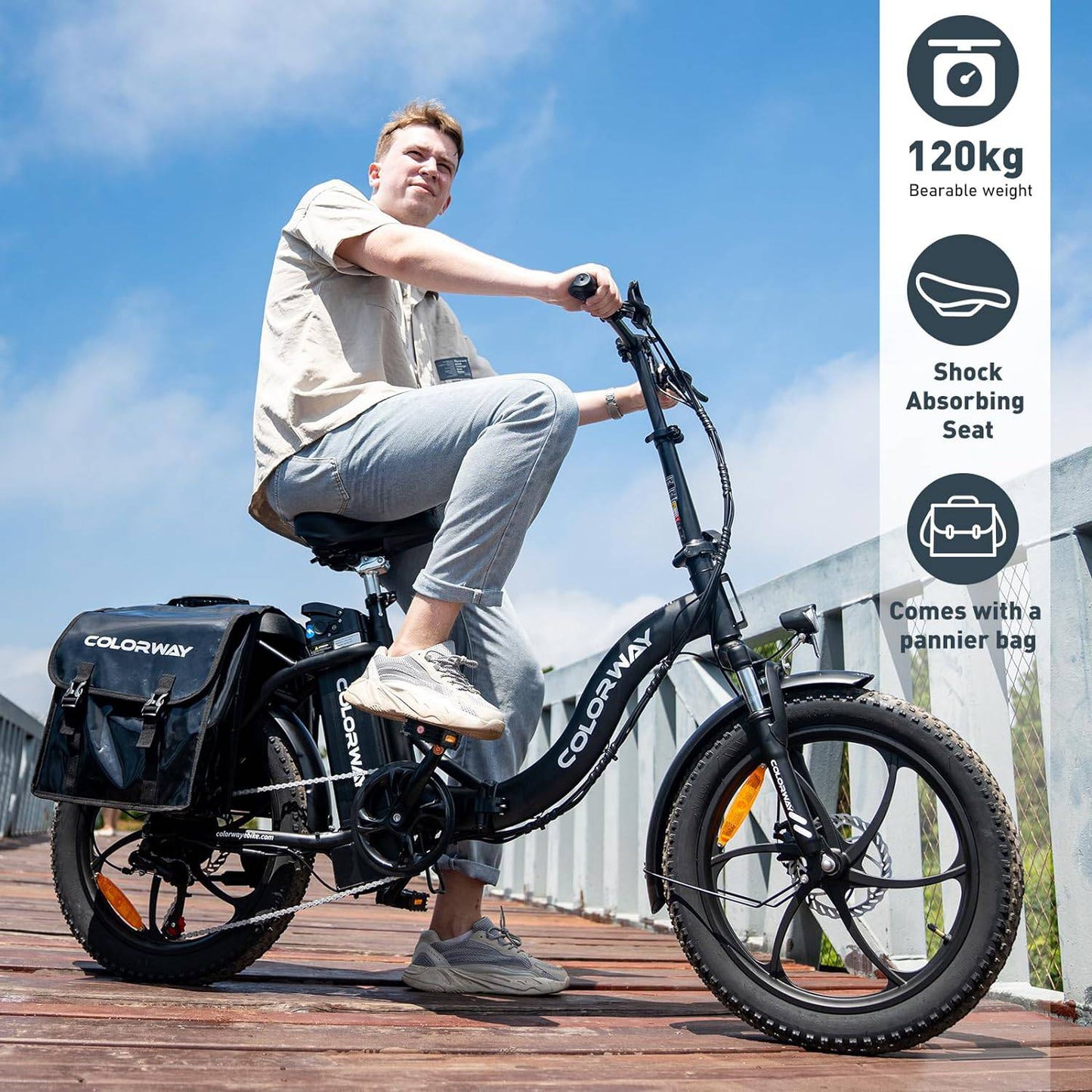 Colorway BK6 S 250W Electric Bike - Tech Trove Essentials 