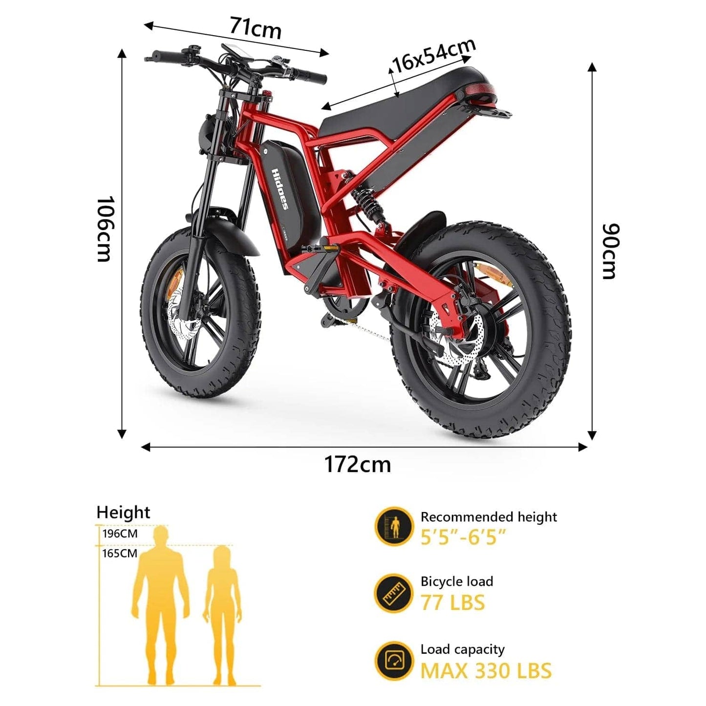 HIDOES B6 Electric Bike - Tech Trove Essentials 