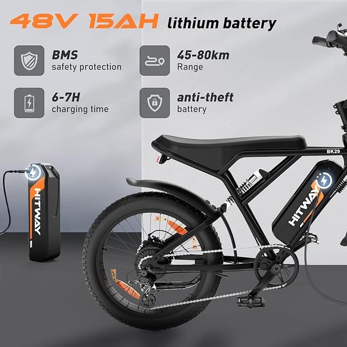 Hitway BK29 Electric Bike - Tech Trove Essentials 