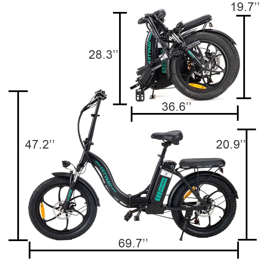 HITWAY BK6 S Electric Bike - Tech Trove Essentials 