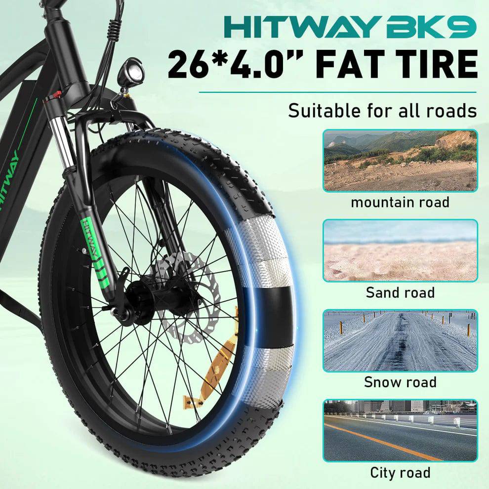 Hitway BK9 Electric Bike - Tech Trove Essentials 