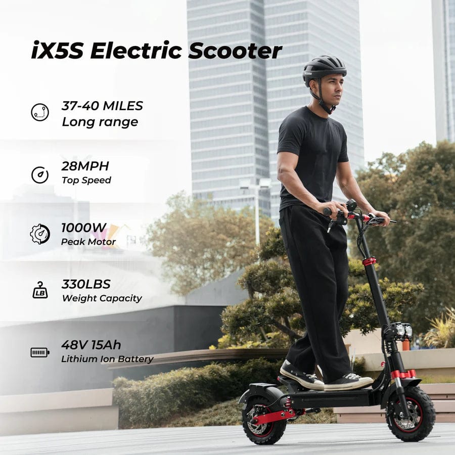 iScooter iX5s 11" 1000W Off-road Electric Scooter - Tech Trove Essentials 