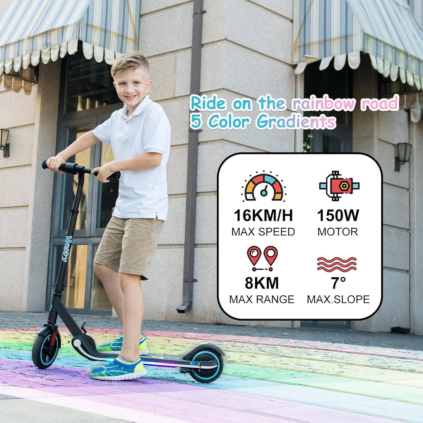 RCB R11 Kids E-Scooter (6-12 Years) - Tech Trove Essentials 