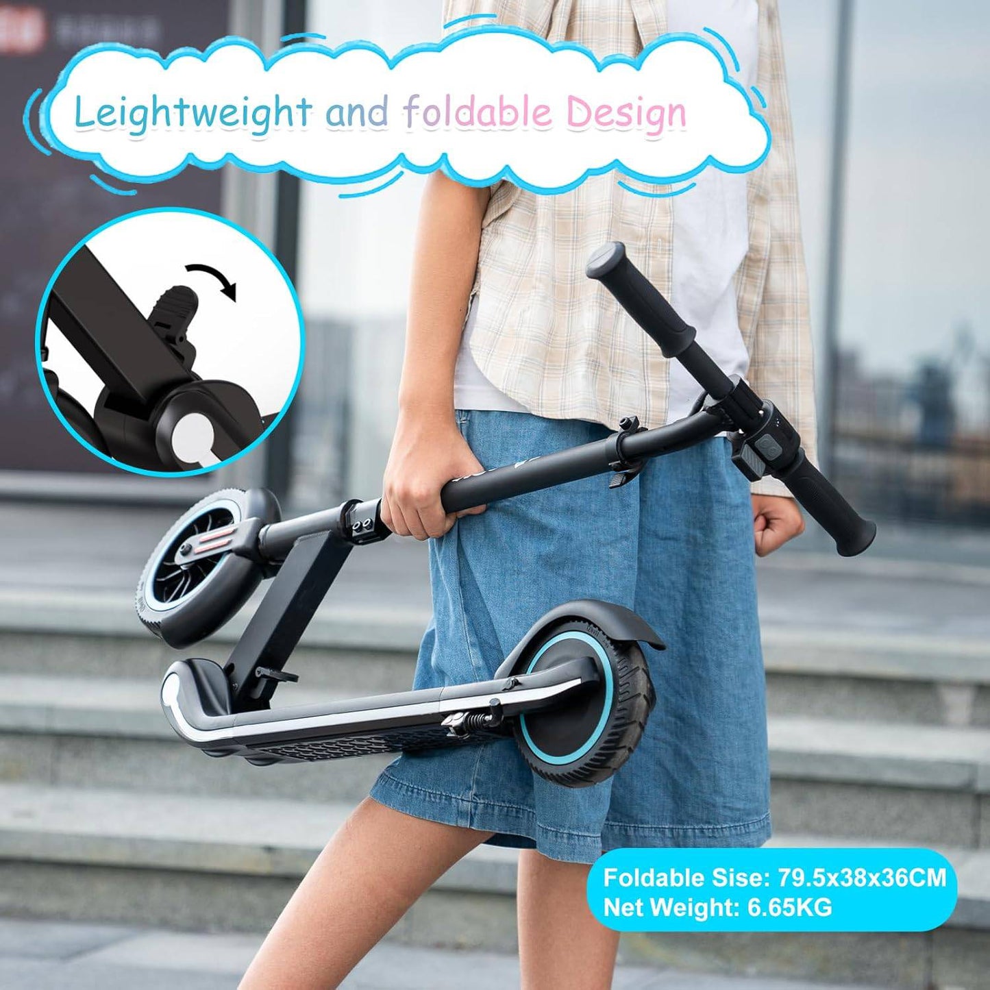 RCB R11 Kids E-Scooter (6-12 Years) - Tech Trove Essentials 