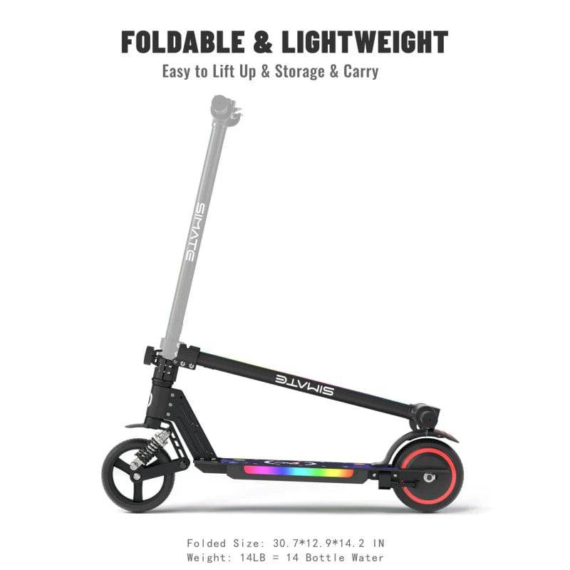 Simate S5 Kid's Foldable Electric Scooter - Tech Trove Essentials 