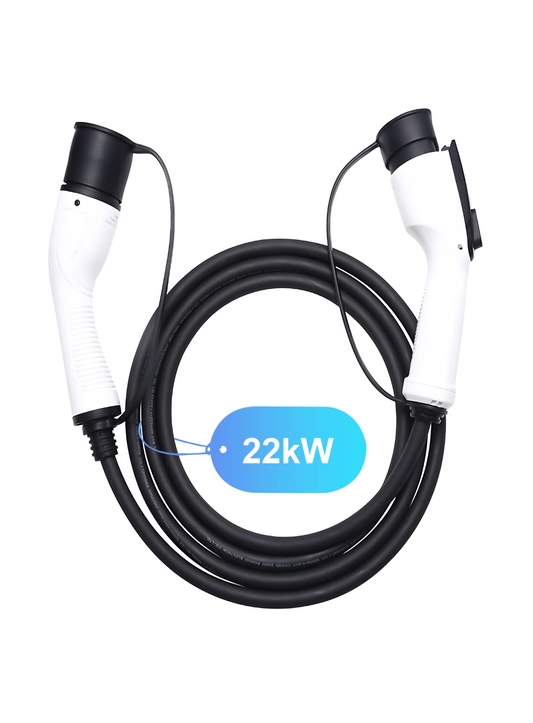 22Kw EV Charger Cable  | Type 2 to Type 2 - Tech Trove Essentials 