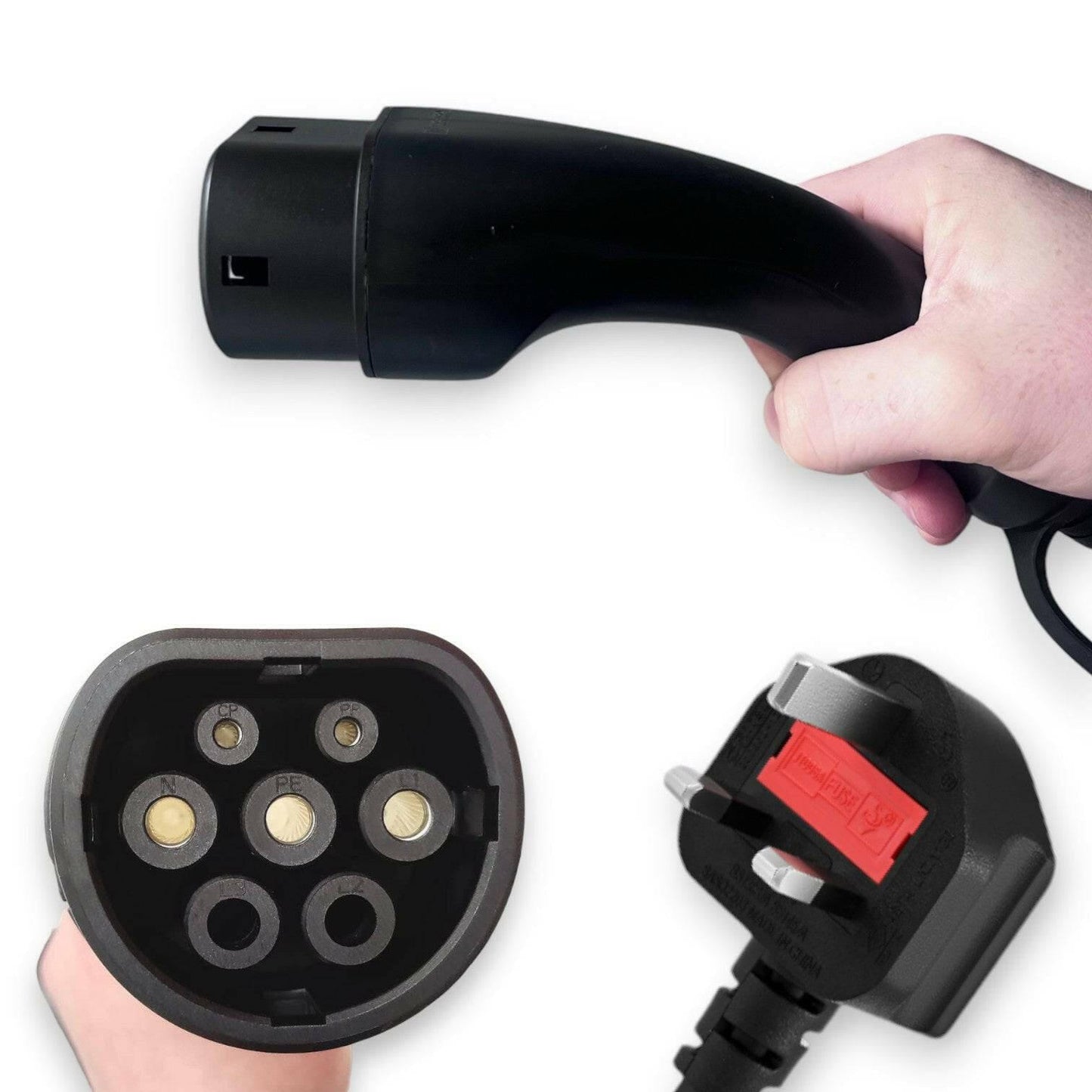 GEN-1 EV Charger Cable | Type 2 to 3 Pin Plug - Tech Trove Essentials 